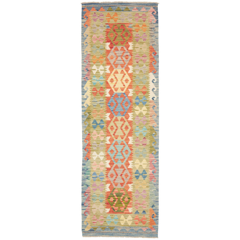 Kilim 78x238 Cm Kilim, Afghanistan, Hand-carded Wool (cotton