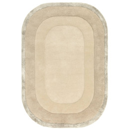 Tappeto Halo geometrico beige e tortora 200x290