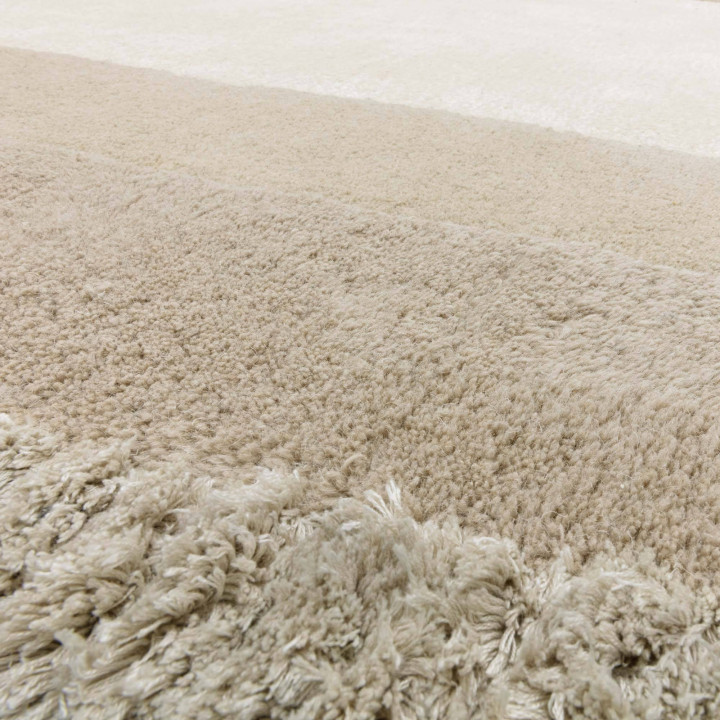 Rug Halo geometric beige taupe sand 200x290 cm