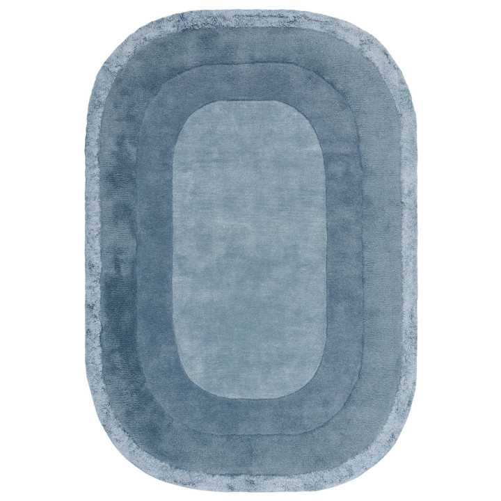Rug Halo geometric blue Round 160x230 cm