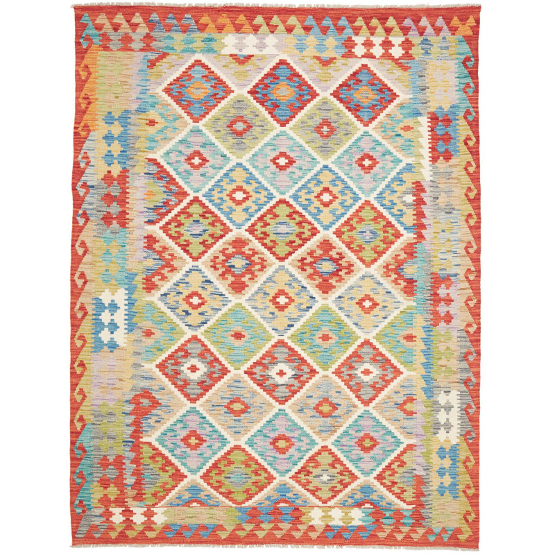 Kilim 174x231 Cm Kilim Afghanistan, Hand-carded Wool
