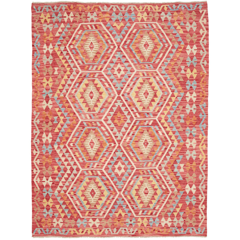Kilim 184x241 Cm Kilim, Afghanistan, Hand-carded Wool (warp: