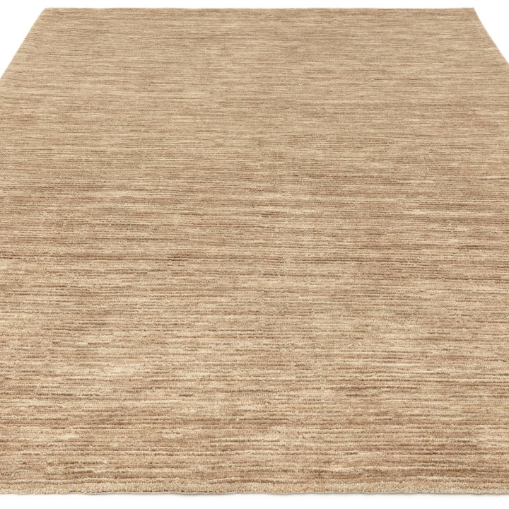 Tappeto Hazy tinta unita beige e tortora 120x170