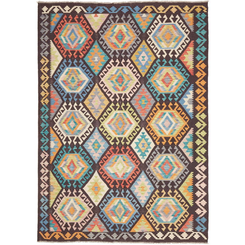 Kilim 175x245 Cm Kilim, Afghanistan, Hand-carded Wool (warp: