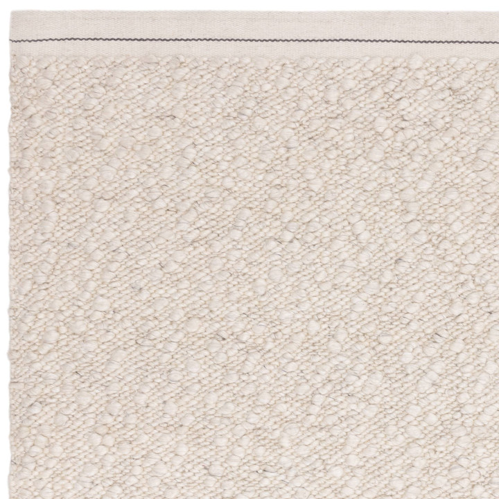 Rug Elm plain natural white and ecru 160x230 cm