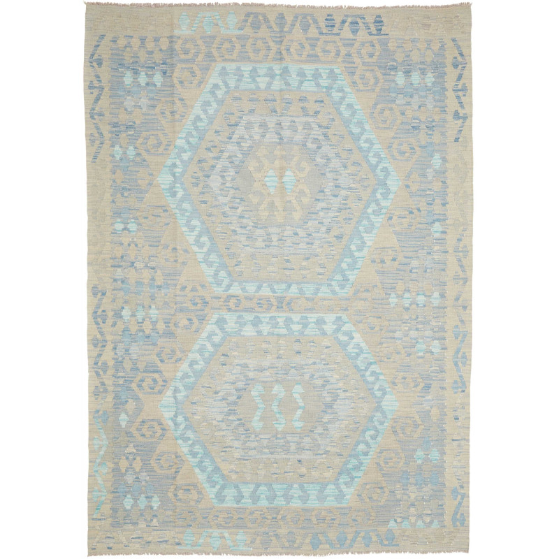 Kilim 182x253 Cm Kilim, Afghanistan, Hand-carded Wool (warp: