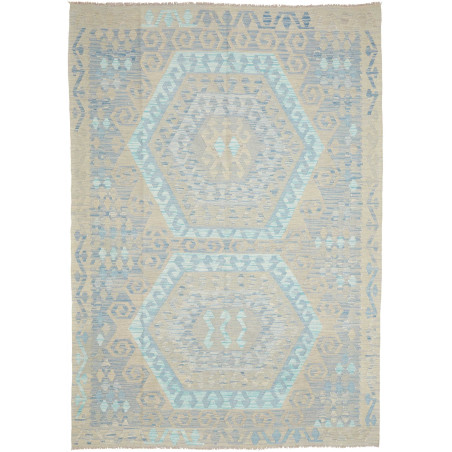 Kilim 182x253 Cm Kilim, Afghanistan, Hand-carded Wool (warp: