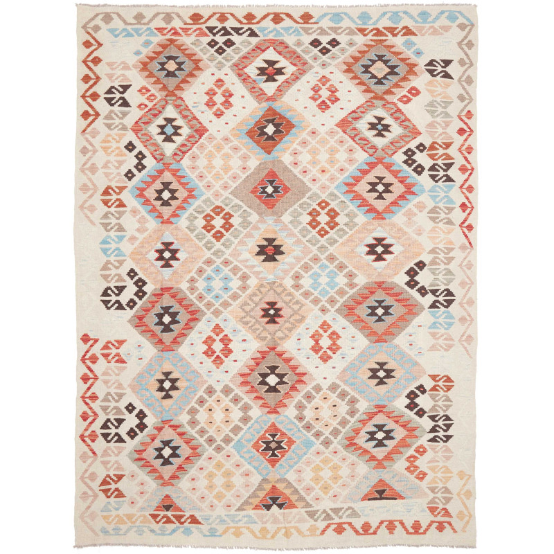 Kilim 185x252 Cm Kilim, Afghanistan, Hand-carded Wool (warp: