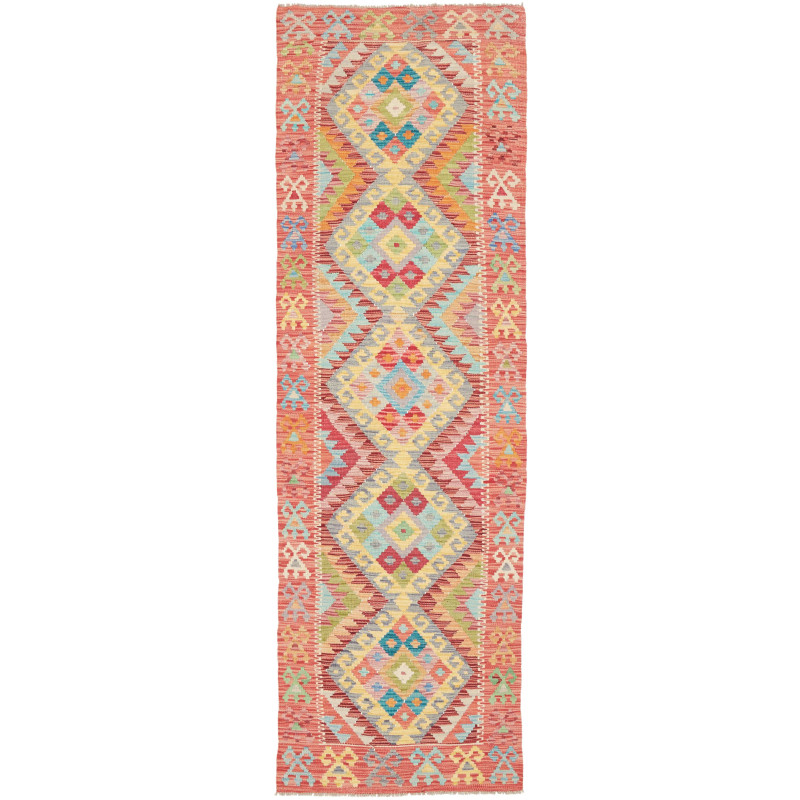 Kilim 76x250 Cm Kilim Afghanistan, Hand-carded Wool (warp:
