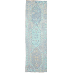 Kilim 88x298 Cm Kilim, Afghanistan, Hand-carded Wool, Cotton