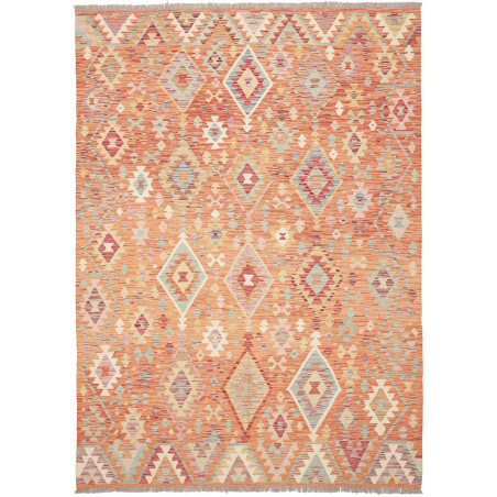 Kilim 175x249 Cm Afghan Kilim In Hand-carded Wool