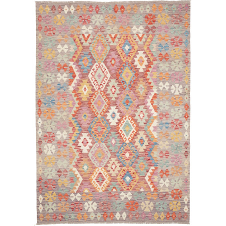 Kilim 174x241 Cm Kilim Afghanistan, Hand-carded Wool, Cotton