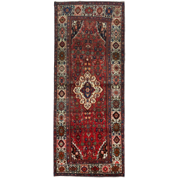 Hosseinabad 137x350 Cm Hosseinabad, Persia, Hand-carded Wool