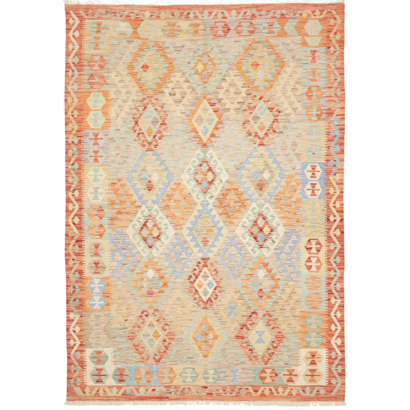 Kilim 178x253 Cm Kilim, Afghanistan, Hand-carded Wool (warp: