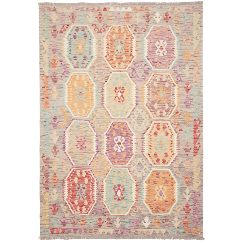 Kilim 174x247 Cm Kilim, Afghanistan, Hand-carded Wool (warp: