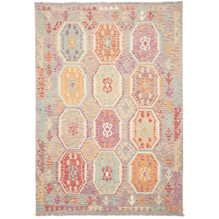 Kilim 174x247 Cm Kilim, Afghanistan, Hand-carded Wool (warp:
