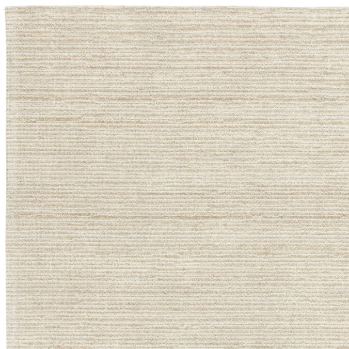 Rug Hazy plain cream white 200x290 cm