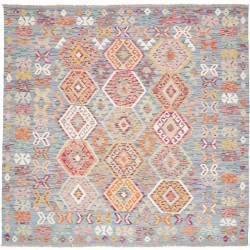Kilim 198x192 Cm Afghan Kilim Wool