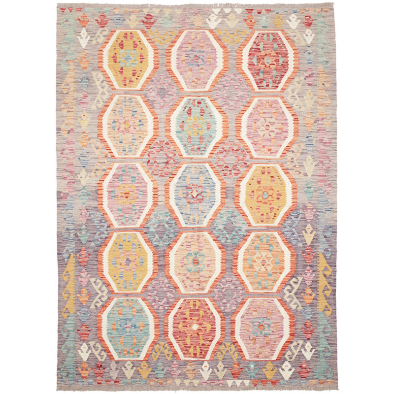 Kilim 173x241 Cm Kilim, Afghanistan, Hand-carded Wool (warp: