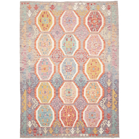 Kilim 173x241 Cm Kilim, Afghanistan, Hand-carded Wool (warp: