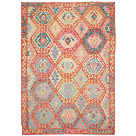 Kilim 181x258 Cm Kilim, Afghanistan, Hand-carded Wool (warp: