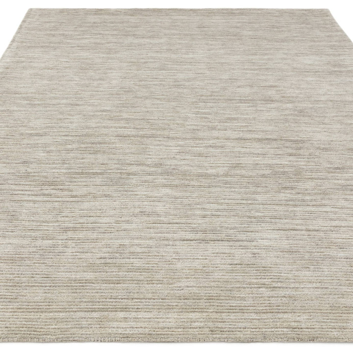 Tappeto Hazy tinta unita beige e tortora 160x230