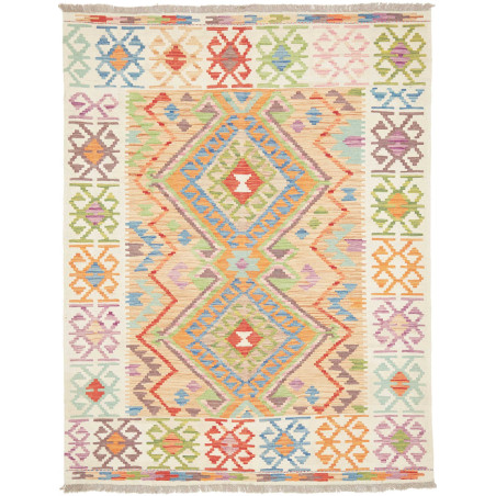 Kilim 148x192 Cm Kilim Afghanistan Hand-carded Wool Cotton