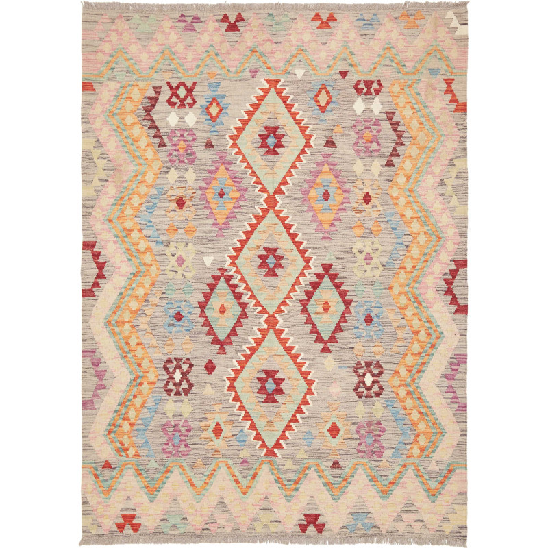 Kilim 151x206 Cm Kilim Afghanistan Hand-carded Wool Cotton