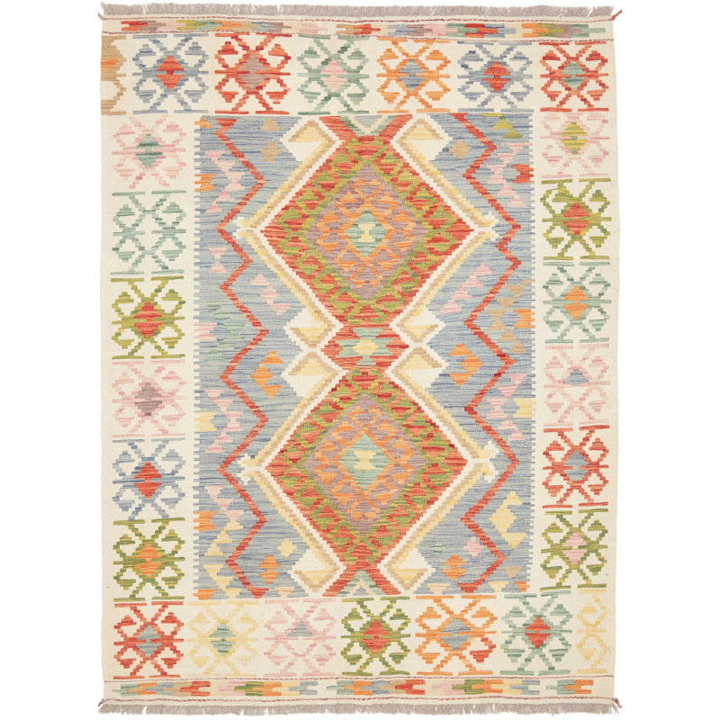 Kilim 149x204 Cm Afghan Kilim, Hand-carded Wool, Cotton, 0.3