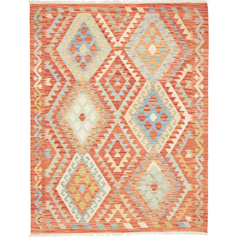 Kilim 150x192 Cm Kilim, Afghanistan, Hand-carded Wool,