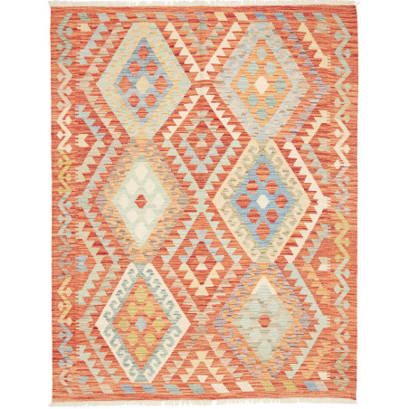 Kilim 150x192 Cm Kilim, Afghanistan, Hand-carded Wool,