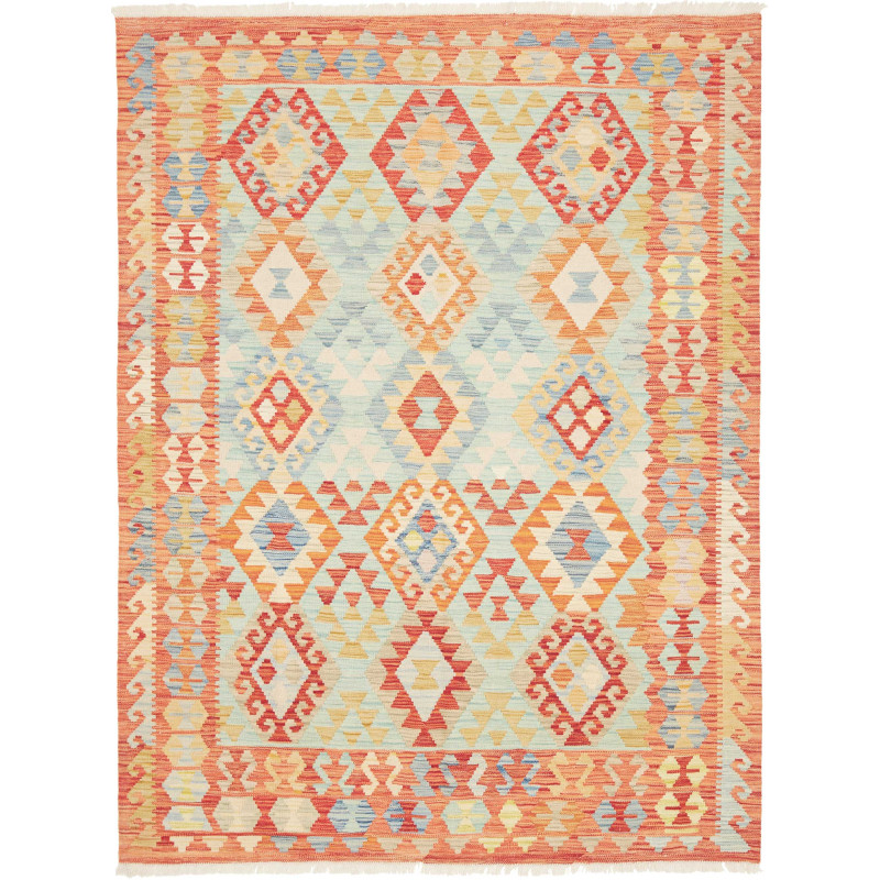 Kilim 153x201 Cm Kilim Afghanistan Hand-carded Wool (warp: