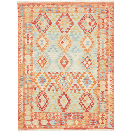 Kilim 153x201 Cm Kilim Afghanistan Hand-carded Wool (warp: