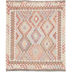 Kilim 161x188 Cm Kilim Afghanistan Hand-carded Wool (warp: