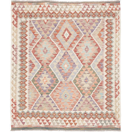 Kilim 161x188 Cm Kilim Afghanistan Hand-carded Wool (warp: