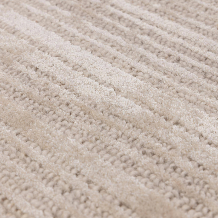 Rug Henley plain beige cream 160x230 cm