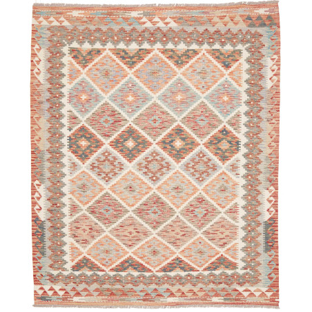 Kilim 157x190 Cm Kilim, Afghanistan, Hand-carded Wool (warp: