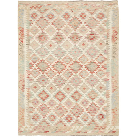 Rug Kilim Afghanistan 153x205 Cream Terracotta