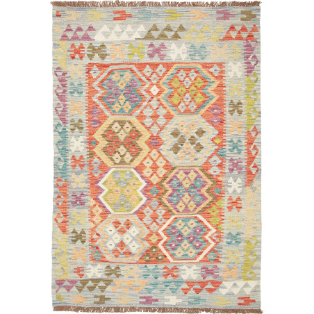 Kilim 120x172 Cm Kilim, Afghanistan, Hand-carded Wool, 0.3