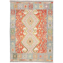 Kilim 123x170 Cm Kilim Afghanistan, Hand-carded Wool And