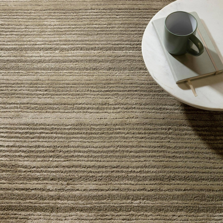 Rug Henley geometric olive green sage green 120x