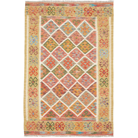 Kilim 129x191 Cm Kilim, Afghanistan, Hand-carded Wool (warp: