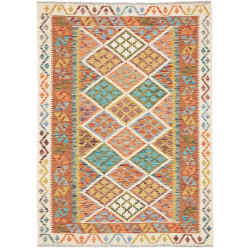 Kilim 126x172 Cm Kilim, Afghanistan, Hand-carded Wool