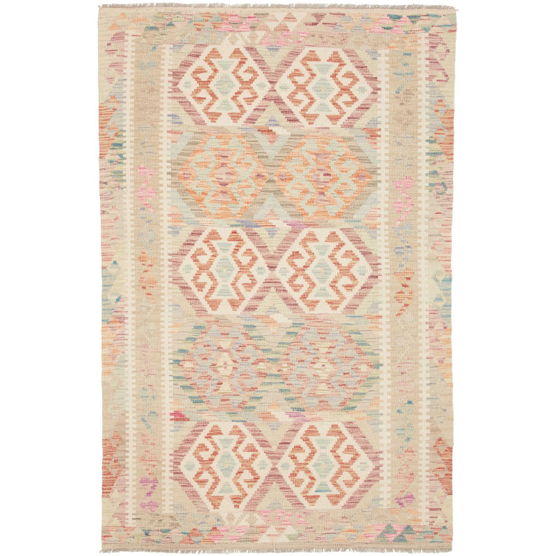 Kilim 121x186 Cm Kilim, Afghanistan, Hand-carded Wool (warp: