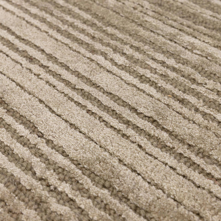 Tappeto Henley geometrico verde oliva e beige 20