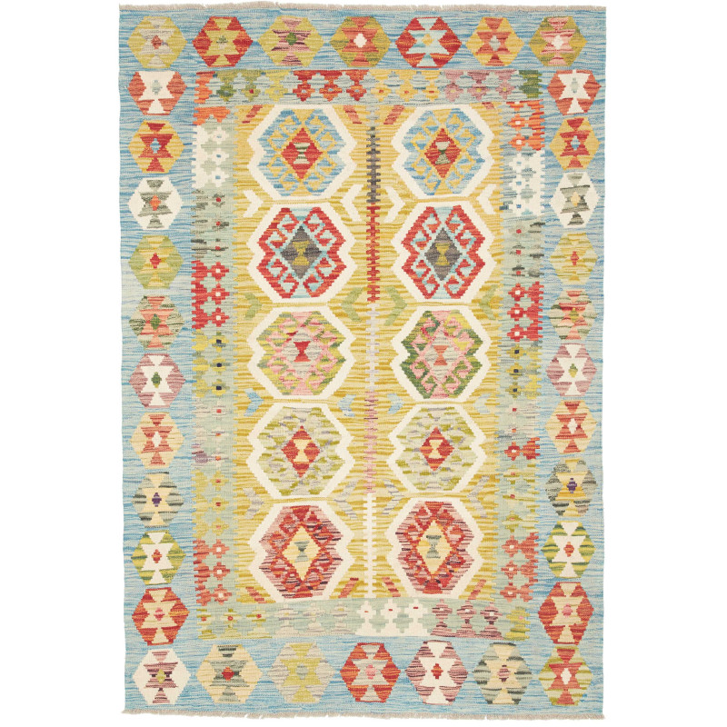 Kilim 121x177 Cm Kilim, Afghanistan, Hand-carded Wool (warp: