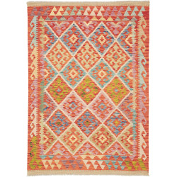 Kilim 126x180 Cm Kilim, Afghanistan, Hand-carded Wool (warp: