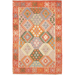 Kilim 130x190 Cm Kilim, Afghanistan, Hand-carded Wool (warp: