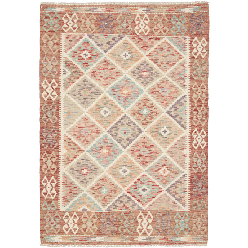 Kilim 122x172 Cm Kilim, Afghanistan, Hand-carded Wool (warp: