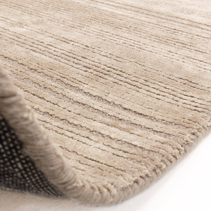 Tappeto Henley geometrico beige e tortora 160x23